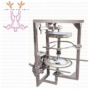 poultry feet cutting and offloading machine