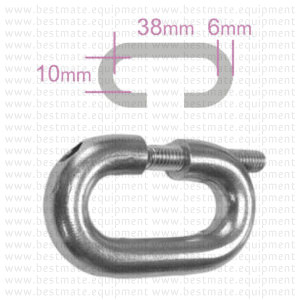 galvanized connection link 10x38mm